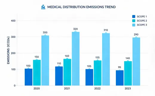 Emissions trend chart