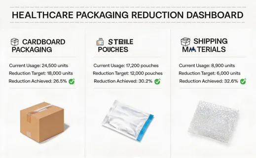 Packaging reduction chart